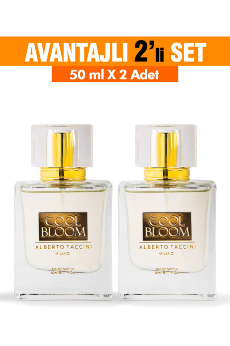 2'Li Set Alberto Taccini Cool Bloom Kadın Parfüm 50 ml