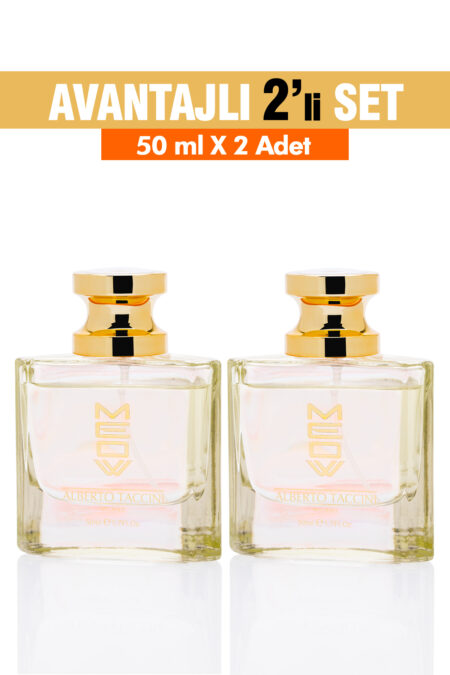 2'Li Set Alberto Taccini Meow Kadın Parfüm 50 ml